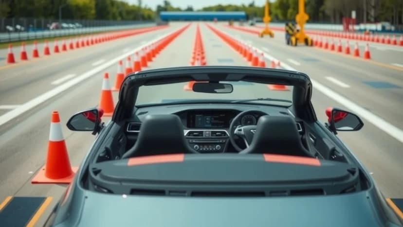 Hur går ett biltest till