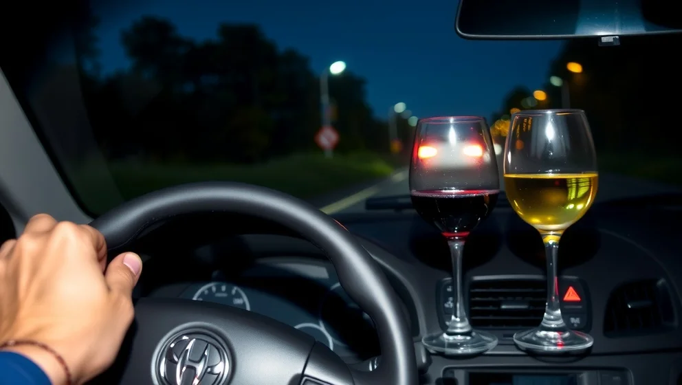 Kan du köra bil efter två glas vin