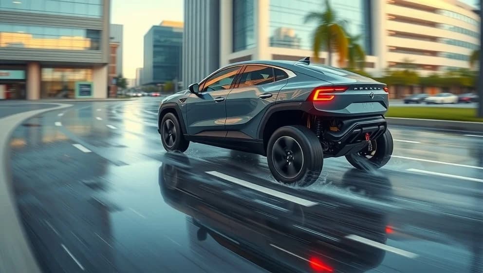 Fyrhjulsdriven elbil sparar bensin och tid