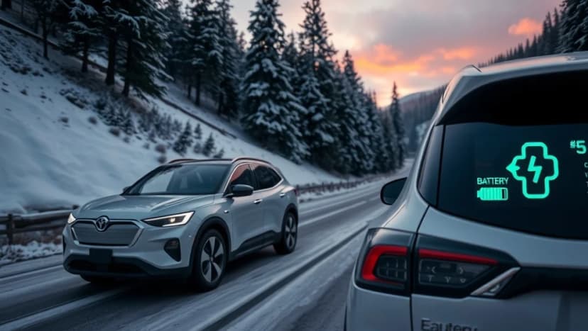 Tesla Model Y räckvidd på vintern