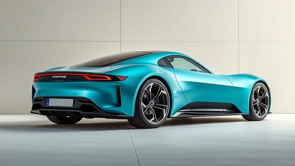 Volvo P1800 Cyan är en elbil från framtiden