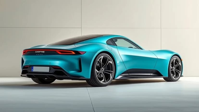 Volvo P1800 Cyan är en elbil från framtiden